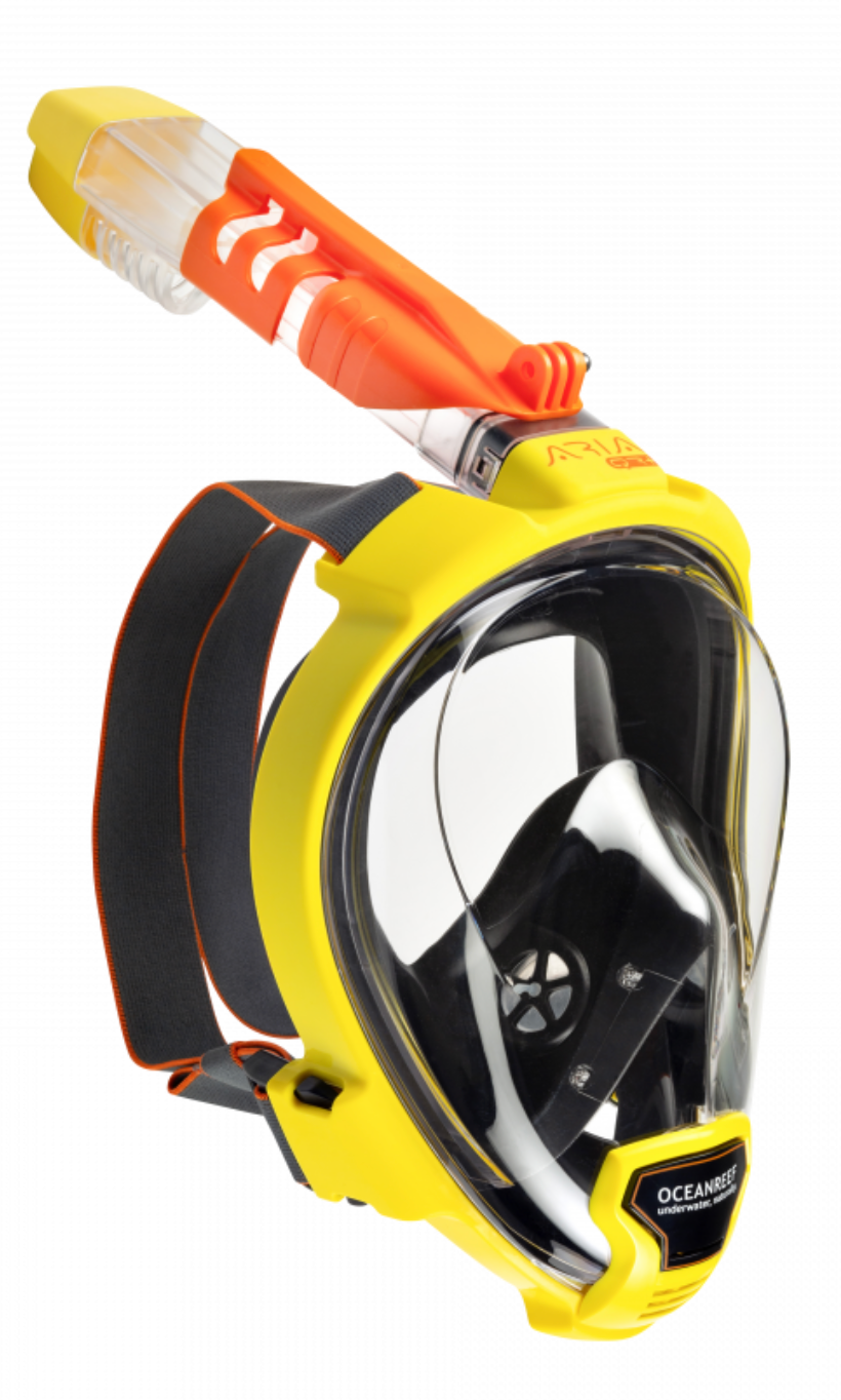 Ocean Reef Schnorchelmaske Aria QR+ Gelb