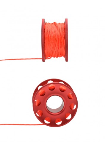 TDS Spule Aluminium 30m Rot
