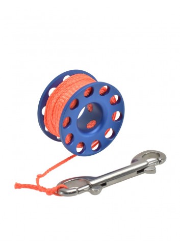 TDS Spule Aluminium blau 15m