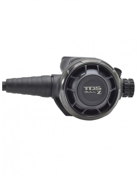 TDS Atemregler Einzelflaschen-Set Gull Z Black