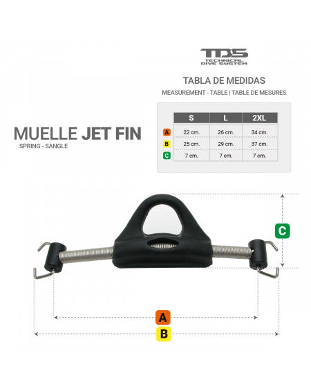 TDS Schnellverschluss Flossen Jet Ein Xtream Paar
