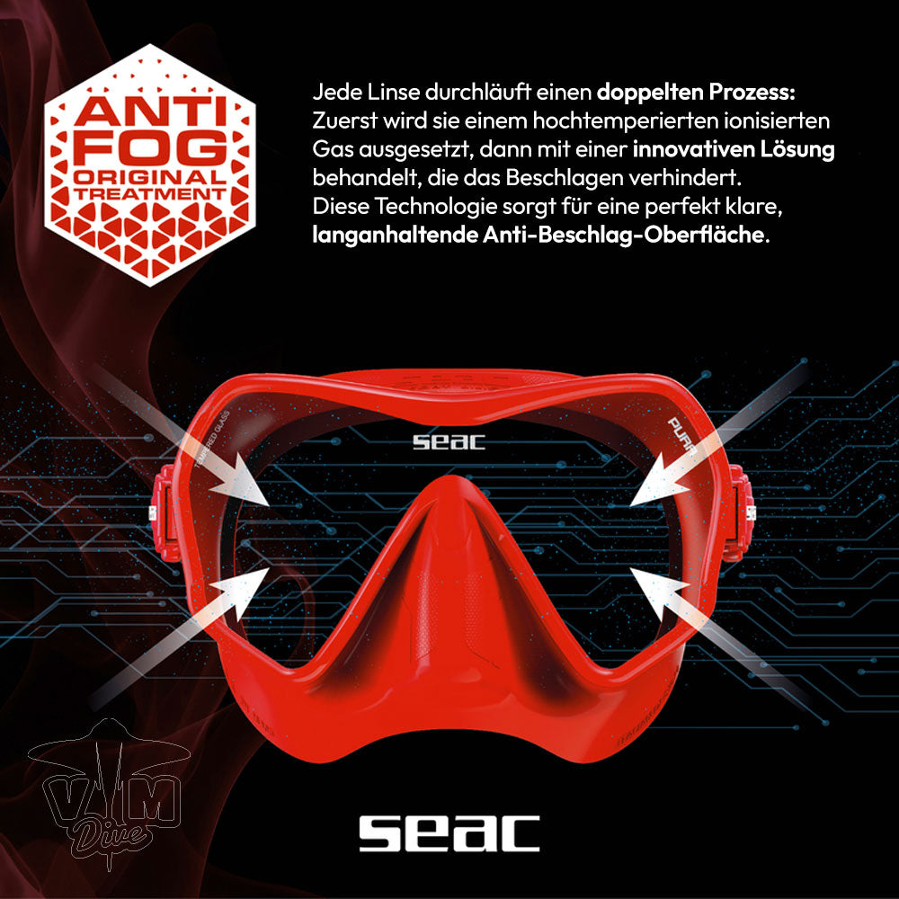 SEAC Pura Anti-Fog Mask